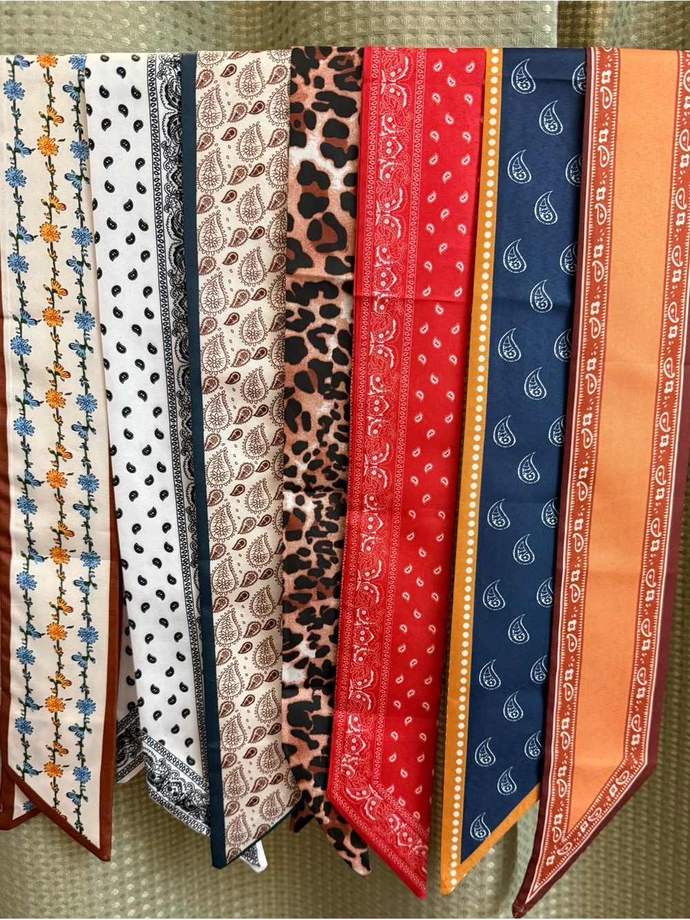 7 Scarf Handbag Fashion Scarf, Headbands, Neck Scarf